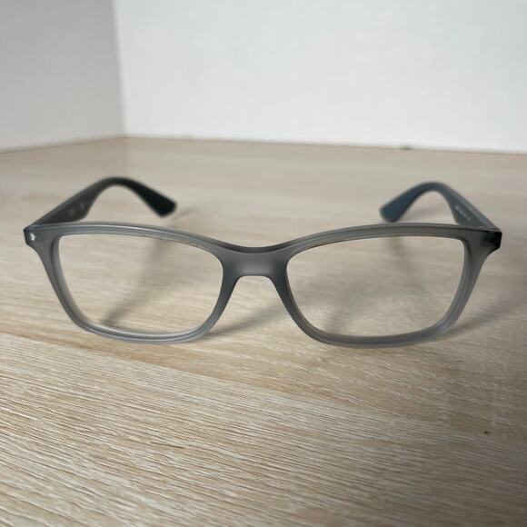 Ray-Ban RB7047 5482 Eyeglasses Light Gray Translucent Matte Frame Only 54-17-140 - Picture 2 of 9